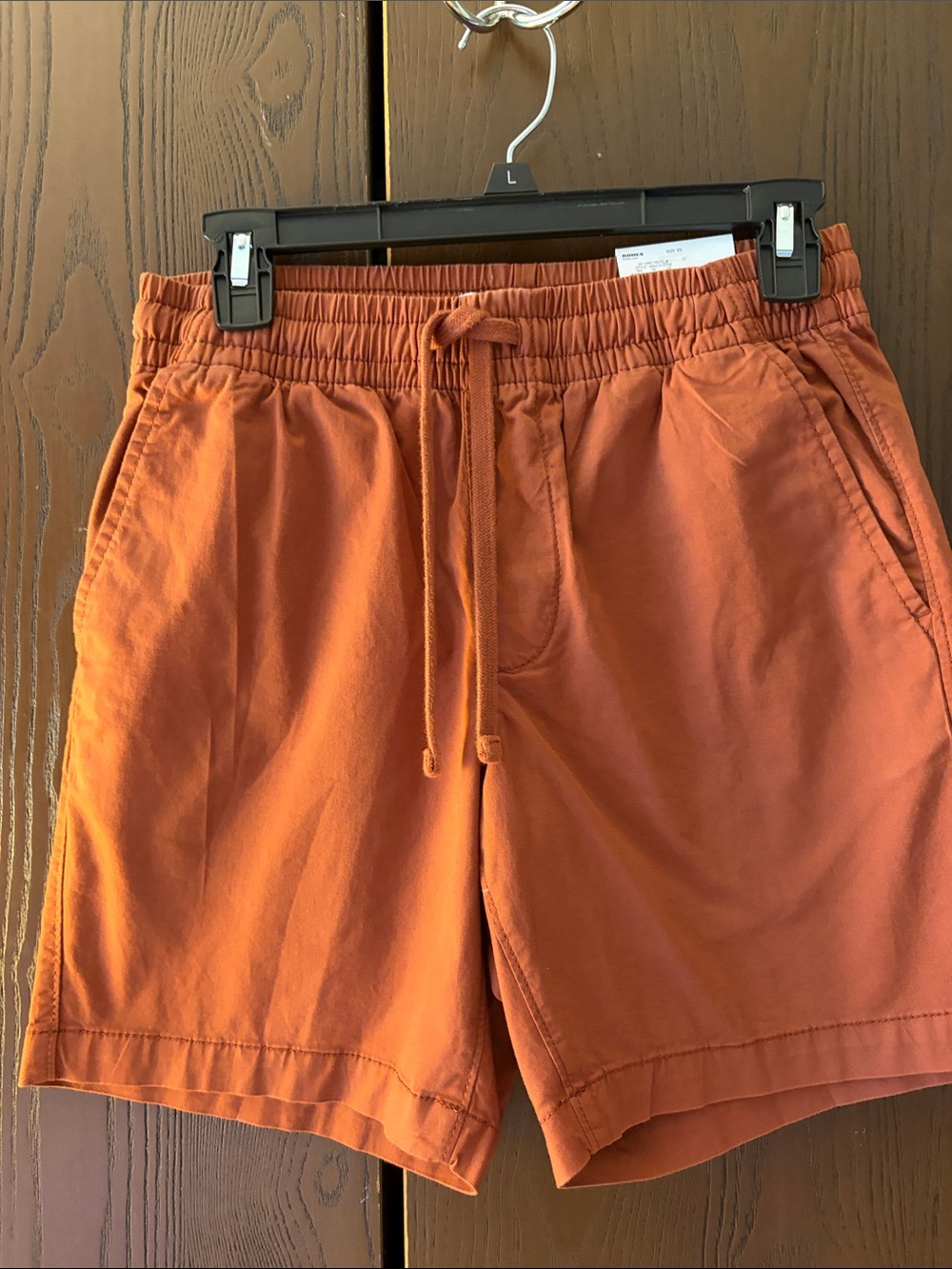 Sonoma Men's Drawstring Shorts - Rust. Size XS. NWT